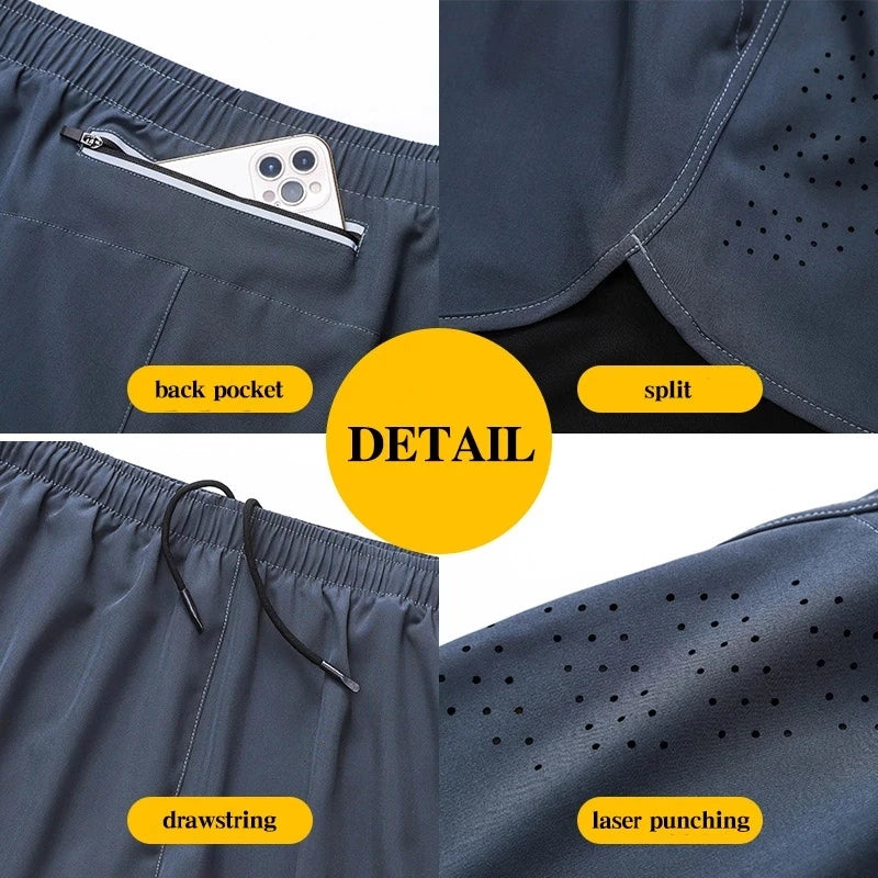 Pantalones cortos de running con bolsillo