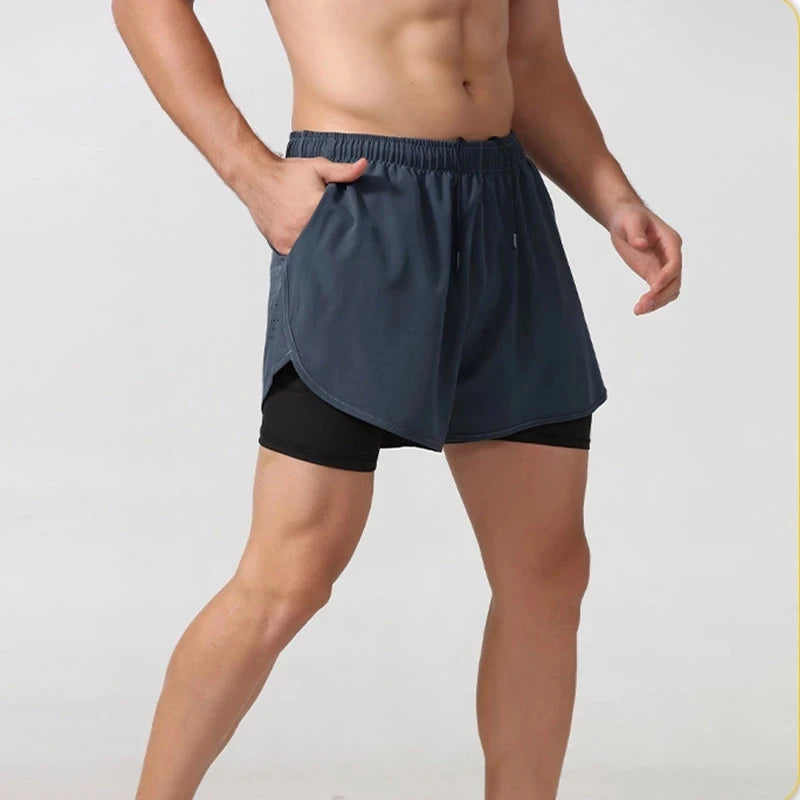 Pantalones cortos de running con bolsillo